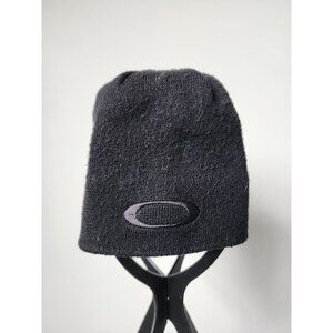 Oakley black logo beanie OS